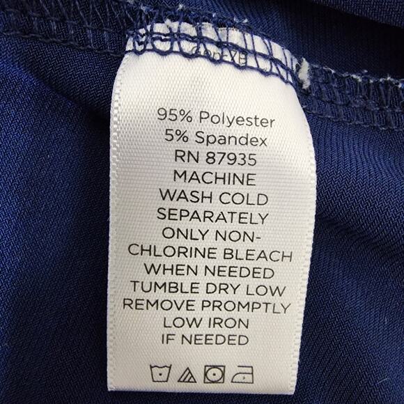 Susan Graver Womens Liquid Knit Ruched Sleeve Tunic Top Blue Plus Sz 2X A217831 - Picture 9 of 10